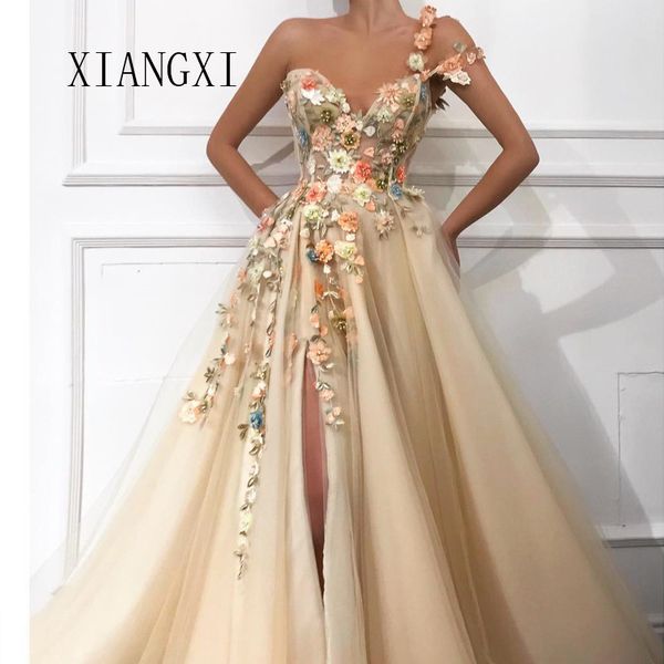 3d flower muslim evening dress 2019 sweetheart sleeveless a-line long evening dresses split floor length formal gowns, White;black
3d flower muslim evening dress 2019 sweetheart sleeveless a-line long evening dresses split floor length formal gowns, White;black