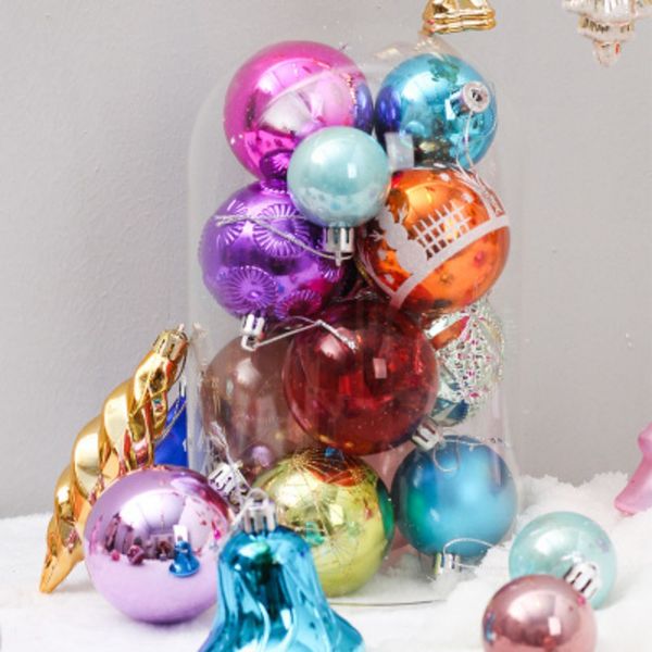 40-50pcs christmas ball snowflakes baubles shatterproof assorted plastic hang balls pendant for xmas tree bolas de navidad
40-50pcs christmas ball snowflakes baubles shatterproof assorted plastic hang balls pendant for xmas tree bolas de navidad