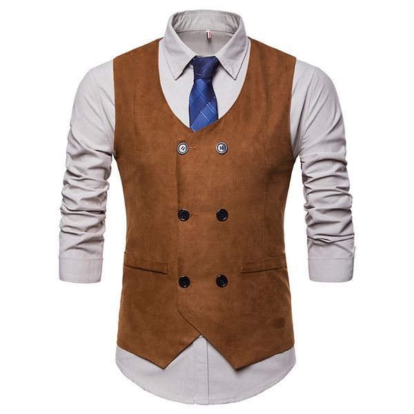 us size men's suit vest double-breasted pockets vest casual style suede blends solid color slim fit for men, Black;white
us size men's suit vest double-breasted pockets vest casual style suede blends solid color slim fit for men, Black;white