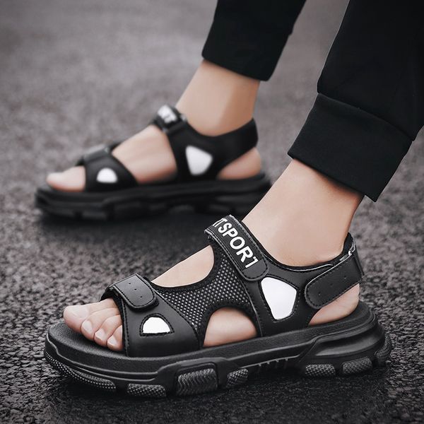 2019 summer new style sandals men's korean-style outer wear viet nam sandals men's trend versatile anti-slip, Black
2019 summer new style sandals men's korean-style outer wear viet nam sandals men's trend versatile anti-slip, Black