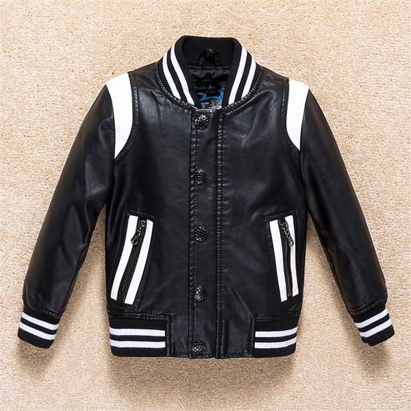boys jacket 2019 autumn leather jacket boys outwear for children brand kids coats baseball sweatershirt baby boy clothes, Blue;gray
boys jacket 2019 autumn leather jacket boys outwear for children brand kids coats baseball sweatershirt baby boy clothes, Blue;gray