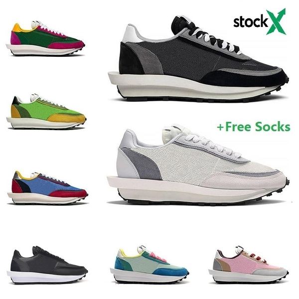 sacai x ldv waffle daybreak running shoes mens athletic shoes ldwaffle trainer women triple black white grey designer sneakers eu36-45
sacai x ldv waffle daybreak running shoes mens athletic shoes ldwaffle trainer women triple black white grey designer sneakers eu36-45