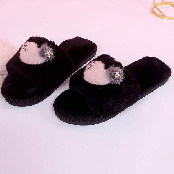 nice autumn women sweet love heart slippers novelty fur inside shoes woman non-slip flat heels female casual flip flops, Black
nice autumn women sweet love heart slippers novelty fur inside shoes woman non-slip flat heels female casual flip flops, Black