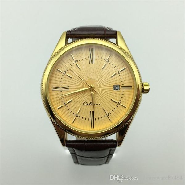 chronograph leisure sports men's watch quartz clock famous designer fashion black gold dial calendar gold bracelet leather master male, Slivery;brown
chronograph leisure sports men's watch quartz clock famous designer fashion black gold dial calendar gold bracelet leather master male, Slivery;brown