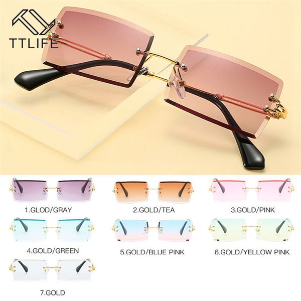 ttlife sunglasses for women square rimless diamond cutting lens brand designer fashion shades sun glasses gafas de sol yjhh0291, Blue
ttlife sunglasses for women square rimless diamond cutting lens brand designer fashion shades sun glasses gafas de sol yjhh0291, Blue