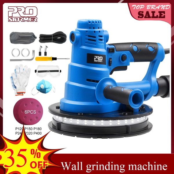 prostormer wall polishing machine grinding 230v 750w portable led light 610-2150/min wall sander putty polisher machine
prostormer wall polishing machine grinding 230v 750w portable led light 610-2150/min wall sander putty polisher machine