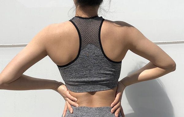 ropa de yoga shockproof vest-type gym sports bra women high impact seamless fitness yoga workout bra crop athletic brassiere, White;red
ropa de yoga shockproof vest-type gym sports bra women high impact seamless fitness yoga workout bra crop athletic brassiere, White;red