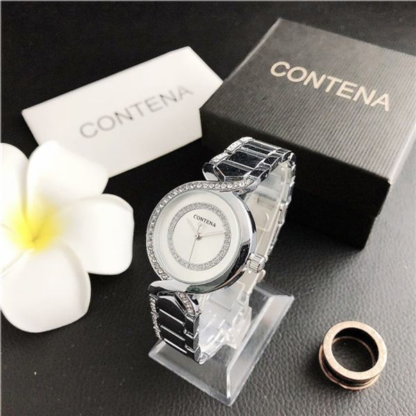 contena2020 women watch brands, montre de luxe quartz waterproof, women's watches, gifts, Slivery;black
contena2020 women watch brands, montre de luxe quartz waterproof, women's watches, gifts, Slivery;black