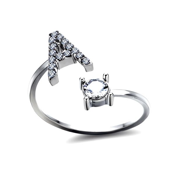 26pcs europe and america creative women rings letter with rhinestone 26 english letters open adjustable rings wild jewelry g-23, Silver
26pcs europe and america creative women rings letter with rhinestone 26 english letters open adjustable rings wild jewelry g-23, Silver