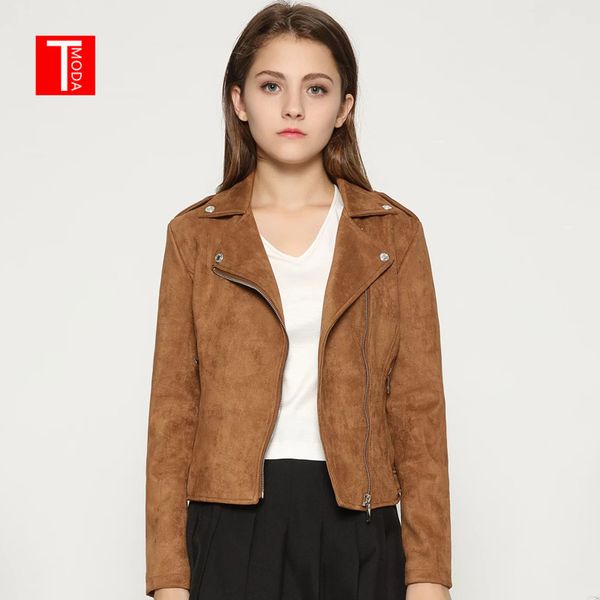2018 women autumn winter suede faux leather jackets lady fashion matte motorcycle coat biker brown zipper outerwear, Black
2018 women autumn winter suede faux leather jackets lady fashion matte motorcycle coat biker brown zipper outerwear, Black