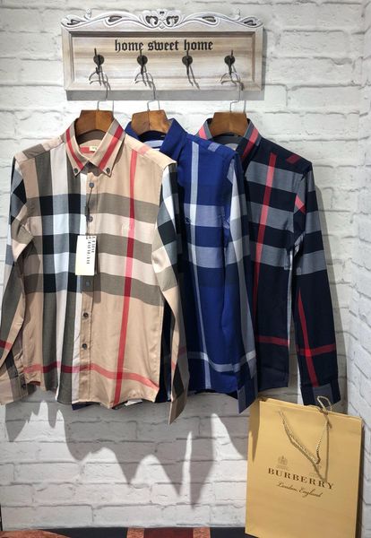 19fw new luxurious brand design bbr shirt long sleeve fashion stripe breathable men and women casual outdoor shirt, Gray;blue
19fw new luxurious brand design bbr shirt long sleeve fashion stripe breathable men and women casual outdoor shirt, Gray;blue
