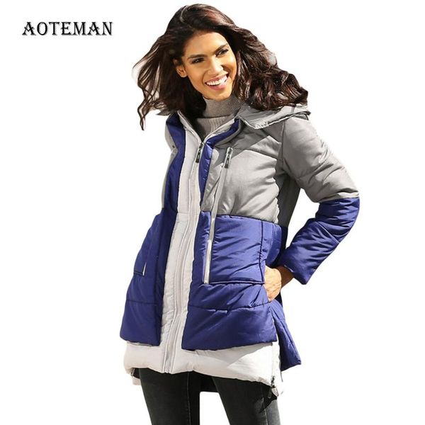 winter spring coat women 2020 casual faux fur collar hoodies jackets female fashion thick warm outwear patchwork zipper parkas, Black 
winter spring coat women 2020 casual faux fur collar hoodies jackets female fashion thick warm outwear patchwork zipper parkas, Black