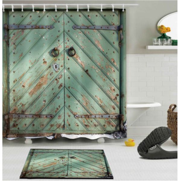 душ высокого качества занавес rustic wood barn door ванной водонепроницаемый плесень proof душ занавес фланель коврик для ванной 180x180cm
душ высокого качества занавес rustic wood barn door ванной водонепроницаемый плесень proof душ занавес фланель коврик для ванной 180x180cm