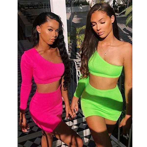 набор из двух частей женщины одно плечо 2 шт неоновый набор 2019 сексуальные растениеводческие топы и юбки спортивные костюмы соответствующи, White
набор из двух частей женщины одно плечо 2 шт неоновый набор 2019 сексуальные растениеводческие топы и юбки спортивные костюмы соответствующи, White