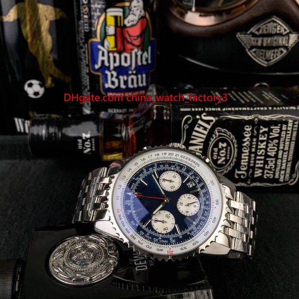 5 style selling watch 43mm navitimer ab012012 stainless steel vk quartz chronograph workin mens watches wristwatches, Slivery;brown 
5 style selling watch 43mm navitimer ab012012 stainless steel vk quartz chronograph workin mens watches wristwatches, Slivery;brown