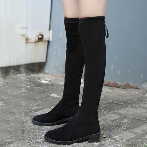 new new fashion women thigh high boots fashion suede leather high heels lace up female over the knee boots plus size shoes, Black
new new fashion women thigh high boots fashion suede leather high heels lace up female over the knee boots plus size shoes, Black
