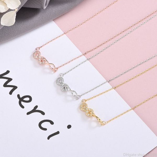 925 sterling silver infinity pendant necklaces cubic zircon double infinity 8 charm necklace statement jewelry valentine's day gift
925 sterling silver infinity pendant necklaces cubic zircon double infinity 8 charm necklace statement jewelry valentine's day gift