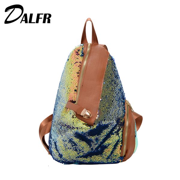 dalfr irregular package fashion women colorful sequin backpack solid color wild travel double back female personality package
dalfr irregular package fashion women colorful sequin backpack solid color wild travel double back female personality package