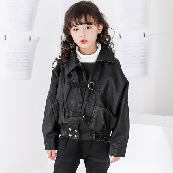 children girls pu leather biker jacket toddler moto coat fashion clothing placket design outerwear winter kids jacket y2088, Blue;gray
children girls pu leather biker jacket toddler moto coat fashion clothing placket design outerwear winter kids jacket y2088, Blue;gray