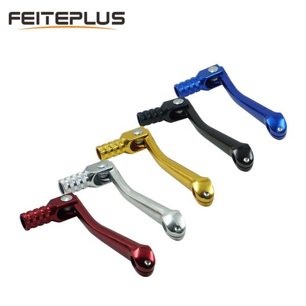 

universal 10-11mm motorcycle folding aluminum gear shift lever fit for 50/110/125/150/250cc atv dirt bike pit bikes