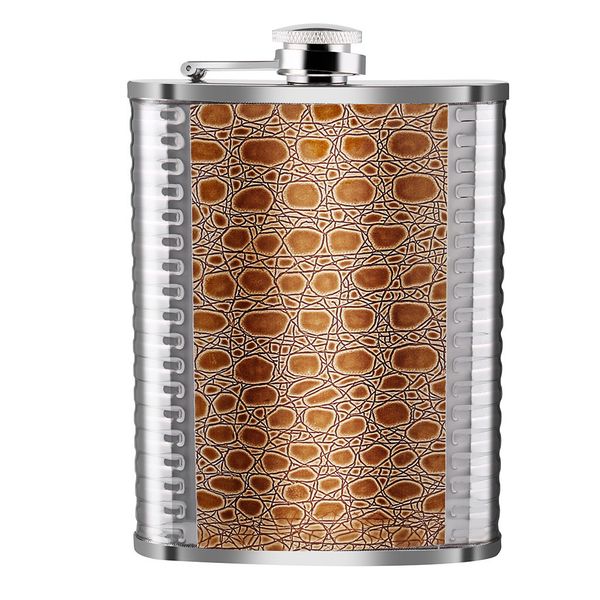 classic flagon stainless steel material stainless steel flask outdoor camping flat liquor flask drinking cup 13.5*9.5*2cm#p15
classic flagon stainless steel material stainless steel flask outdoor camping flat liquor flask drinking cup 13.5*9.5*2cm#p15