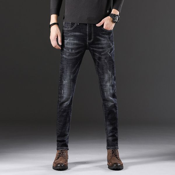 2019 new fashion casual mens jeans skinny stretch straight ripped jeans for mens hip hop denim pants plus size, Blue
2019 new fashion casual mens jeans skinny stretch straight ripped jeans for mens hip hop denim pants plus size, Blue