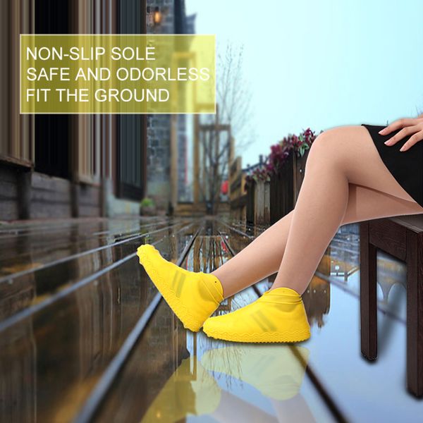 2pcs silicone anti-slip waterproof shoe cover reusable rain boot motorcycle bike overshoe for men women
2pcs silicone anti-slip waterproof shoe cover reusable rain boot motorcycle bike overshoe for men women
