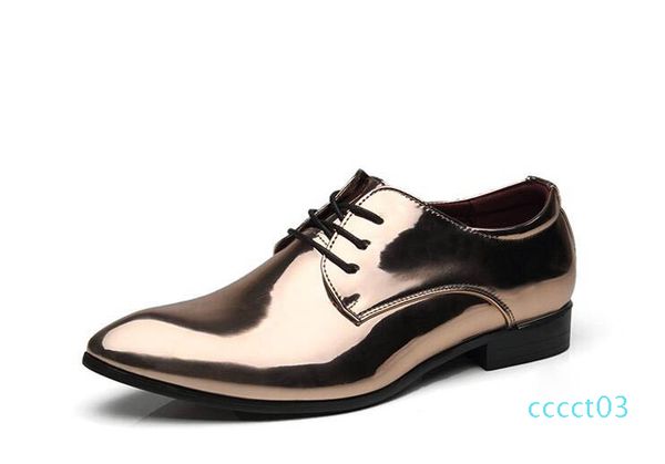 arrival men's fashion british designer shining pointed lace-up shoes men homecoming dress wedding party formal gold red blue 03ct, Black
arrival men's fashion british designer shining pointed lace-up shoes men homecoming dress wedding party formal gold red blue 03ct, Black