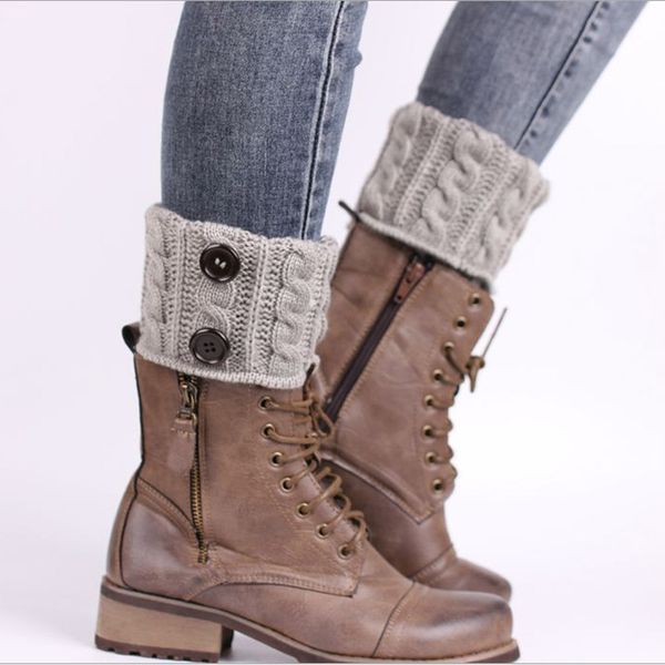 fashion double button cable knitted boot cuff short leg warmer womens boot socks knitted twist fashion boots accessories, Black;white
fashion double button cable knitted boot cuff short leg warmer womens boot socks knitted twist fashion boots accessories, Black;white