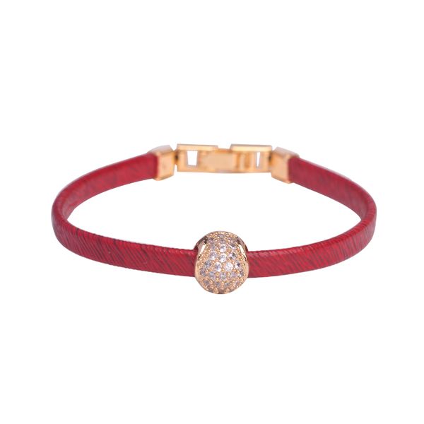 blucome fashion red leather rope bracelet gold-color string bangles crystal copper jewelry bracelets women lovers ing, Black
blucome fashion red leather rope bracelet gold-color string bangles crystal copper jewelry bracelets women lovers ing, Black