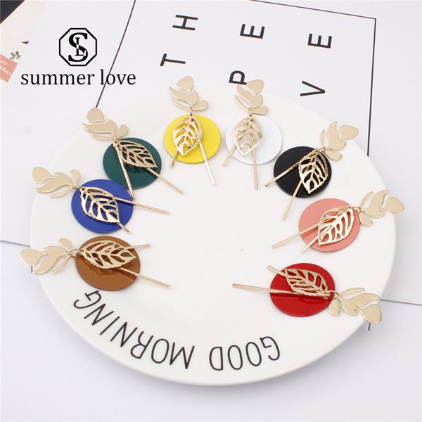 новое прибытие круглый смола листа мотаться падение серьги на день ювелирных женщин красочные позолоченные длинные серьги творческий валенти, Golden;silver
новое прибытие круглый смола листа мотаться падение серьги на день ювелирных женщин красочные позолоченные длинные серьги творческий валенти, Golden;silver