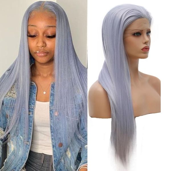 aimeya long silky straight woman hair synthetic lace front wig part heat resistant natural hairline wigs for women, Black
aimeya long silky straight woman hair synthetic lace front wig part heat resistant natural hairline wigs for women, Black
