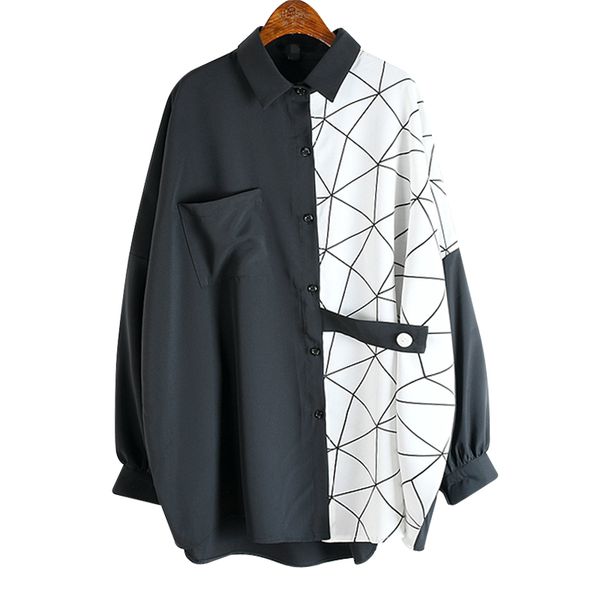 pluz size women's shirts spring new 2020 fashion casual ladies blouses and geometric long-sleeve women clothing t726, White
pluz size women's shirts spring new 2020 fashion casual ladies blouses and geometric long-sleeve women clothing t726, White