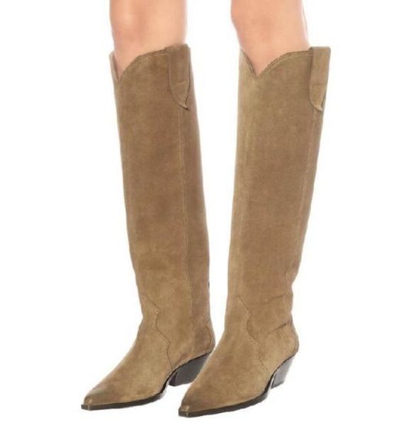 knee high black khaki purple army green genuine leather suede woman 4 cm square heels pointed toe slip on long knight boots lady
knee high black khaki purple army green genuine leather suede woman 4 cm square heels pointed toe slip on long knight boots lady