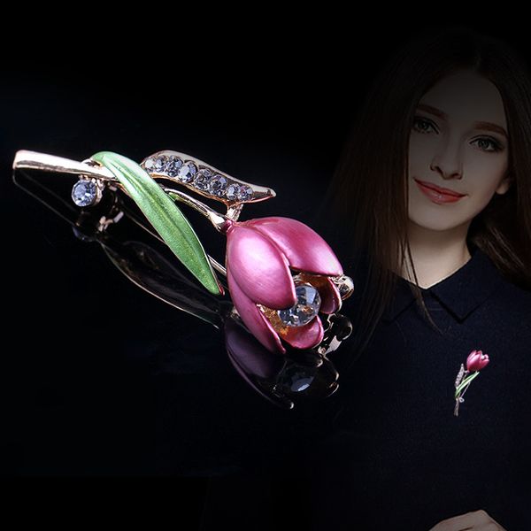 gold brooches pins jewelry for girl gift rhinestone woman tulip flower brooch pin shawl ladies wedding dress buckle, Gray
gold brooches pins jewelry for girl gift rhinestone woman tulip flower brooch pin shawl ladies wedding dress buckle, Gray