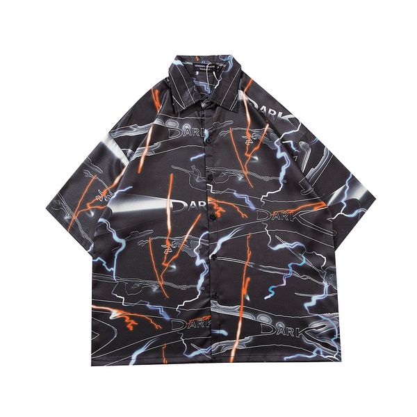 mens dark style print hawaiian beach shirts streetwear 2020 summer short sleeve blouse harajuku oversize shirts, White;black
mens dark style print hawaiian beach shirts streetwear 2020 summer short sleeve blouse harajuku oversize shirts, White;black