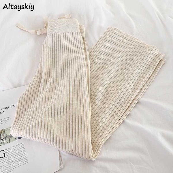 pants women wide leg elastic waist pleated knitted solid simple casual ankle-length korean fashion trendy daily all-match womens, Black;white
pants women wide leg elastic waist pleated knitted solid simple casual ankle-length korean fashion trendy daily all-match womens, Black;white