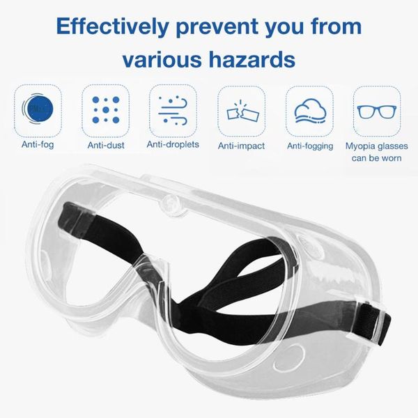 outdoor protective riding anti-fog goggles anti-droplets cycling glasses with adjustable elastic band