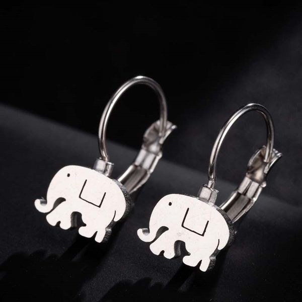 hfarich cute romantic animal hoop earrings for women 2019 modern stainless steel elephant earrings statement jewelry gift, Golden;silver
hfarich cute romantic animal hoop earrings for women 2019 modern stainless steel elephant earrings statement jewelry gift, Golden;silver