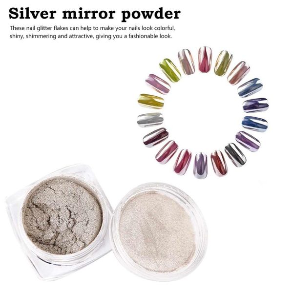 nail gliiter and sequins nail art diy mirror silver rose gold glitter powder shinning champagne uv gel polish decoration, Silver;gold
nail gliiter and sequins nail art diy mirror silver rose gold glitter powder shinning champagne uv gel polish decoration, Silver;gold