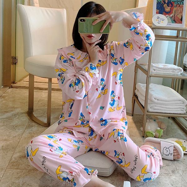 loose comfort female pajama sets for spring and autumn 2 pcs long sleeve trousers pyjamas good quality pijama casual sleepwear, Black;red
loose comfort female pajama sets for spring and autumn 2 pcs long sleeve trousers pyjamas good quality pijama casual sleepwear, Black;red
