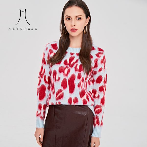 heydress women leopard knitted sweater winter female long sleeve pullovers jumper ladies casual plus size mohair, White;black
heydress women leopard knitted sweater winter female long sleeve pullovers jumper ladies casual plus size mohair, White;black