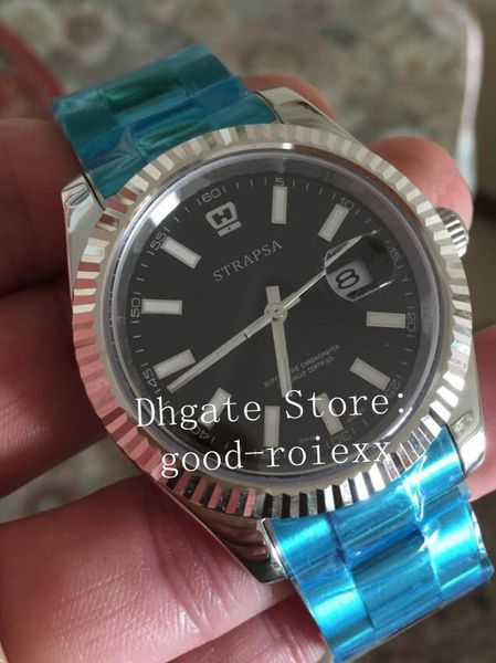 men's dress automatic 2813 watch black dial stainless steel automatic men 116334 41mm datejust ii sapphire watches perpetual wristwatch, Slivery;brown
men's dress automatic 2813 watch black dial stainless steel automatic men 116334 41mm datejust ii sapphire watches perpetual wristwatch, Slivery;brown