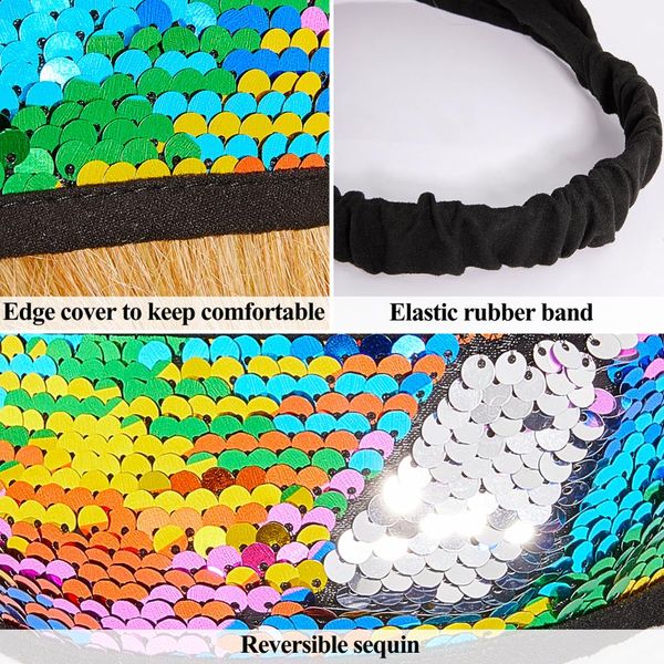fioday new sequin fip hair bands for girls wide elastic pink and gold cover headbands bandages for kids hair accessories, Slivery;white
fioday new sequin fip hair bands for girls wide elastic pink and gold cover headbands bandages for kids hair accessories, Slivery;white