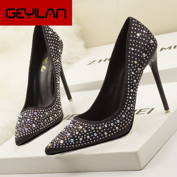 2019 women's shoes new summer high heel pumps crystal ladies wedding fashion elegant shoes black silver zapatos mujer tacon
2019 women's shoes new summer high heel pumps crystal ladies wedding fashion elegant shoes black silver zapatos mujer tacon