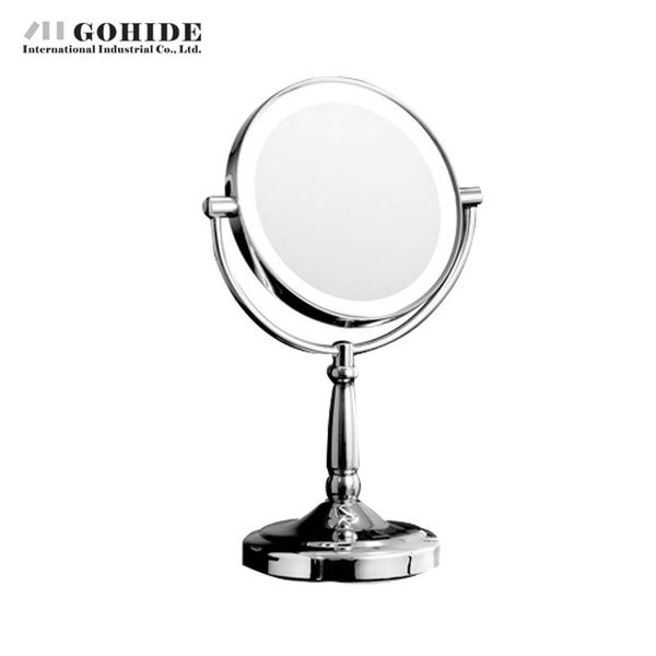 duh home decoration makeup round silver mirror led belt light microscopy double faced mirror beauty desktop
duh home decoration makeup round silver mirror led belt light microscopy double faced mirror beauty desktop