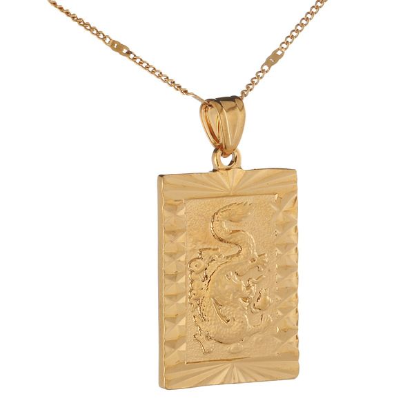 fashion auspicious dragon pendant necklace thin chain gold color trendy mascot ornaments lucky chain jewelry gifts, Silver
fashion auspicious dragon pendant necklace thin chain gold color trendy mascot ornaments lucky chain jewelry gifts, Silver