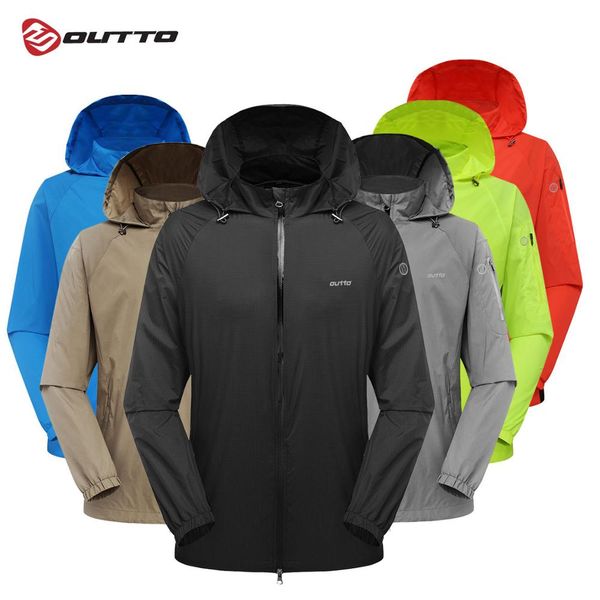 outto men's quick dry skin jackets coats outdoor sports clothing camping hiking jacket waterproof anti-uv, Blue;black
outto men's quick dry skin jackets coats outdoor sports clothing camping hiking jacket waterproof anti-uv, Blue;black