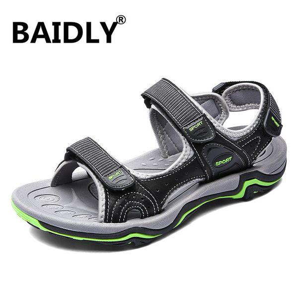 new summer men sandals leisure beach men shoes genuine leather sandals the men's big size, Black
new summer men sandals leisure beach men shoes genuine leather sandals the men's big size, Black