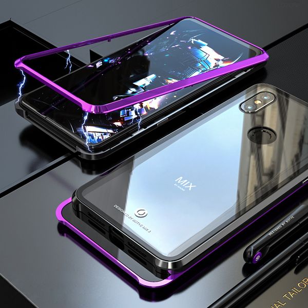 luxury magnetic adsorption flip phone case for for xiaomi mi mix 3 mi 8 6.2inch magnet metal tempered glass back cover
luxury magnetic adsorption flip phone case for for xiaomi mi mix 3 mi 8 6.2inch magnet metal tempered glass back cover